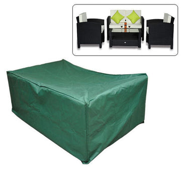 Beschermhoes voor tuinmeubelen | Kleur: Groen | Afmetingen: 135x135x75 cm