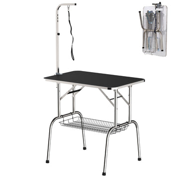 Hondentrimtafel - Rubber | Kleur: Zwart | Afmetingen: 23.62x35.43x29.53 cm