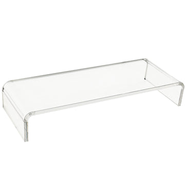 Monitorstandaard van glas | Kleur: Transparant | Afmetingen: 53x7.48x3.54 cm