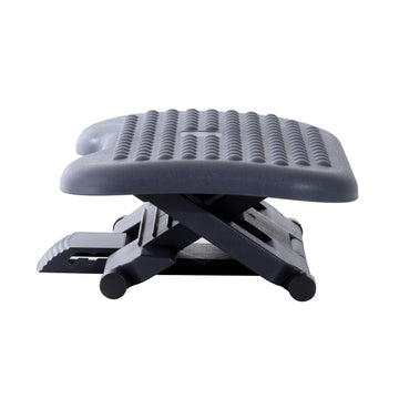 Ergonomische kunststof voetsteun | Kleur: Zwart | Afmetingen: 13.77x18.11x4.33 cm
