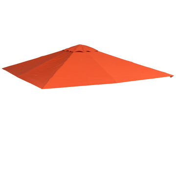 Vervangend paviljoendak - Polyester dak voor paviljoen | Kleur: Oranje