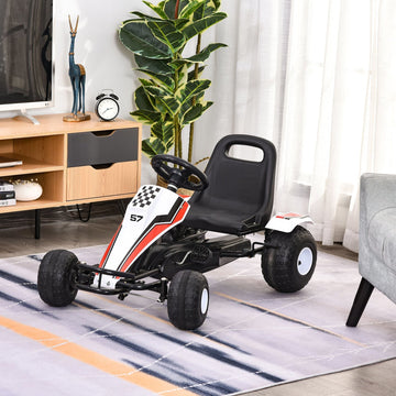 Pedaalskelter voor kinderen | Kleur: Wit | Afmetingen: 25,98x40,94x22,44 cm