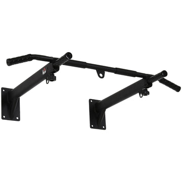 Chin-up bar - Wandgemonteerde optrekstang | Kleur: Zwart | Afmetingen: 93.5x65x17 cm