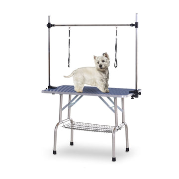 Hondenverzorgingstafel - Trimtafel voor honden | Kleur: Zwart | Afmetingen: 60x107x170 cm
