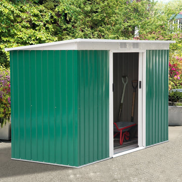 Gereedschapsschuur voor de tuin - Groen | Kleur: Groen | Afmetingen: 109.05x51.18x68.11 cm