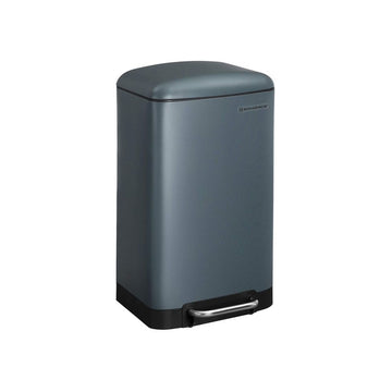Pedaalemmer 30 liter - groen-grijs - 34,5 x 27,5 x 61,5 cm