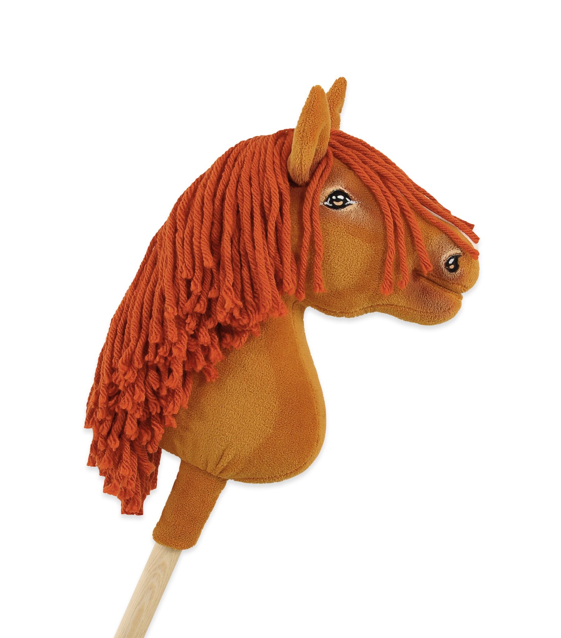 Super Hobby Horse - stokpaard - handgemaakt, duurzaam & realistisch, kastanjebruin