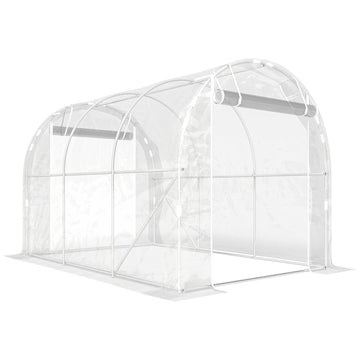 Foliekas - inloopkas met stalen frame | Kleur: Transparant | Afmetingen: 295x195x195 cm