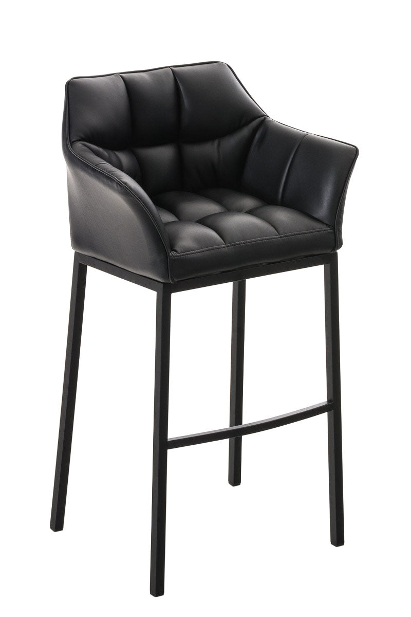 Modieuze Barkrukken - Elegante Stoelen, Urenlang Comfort, Onderhoudsvriendelijk Kunstleer Kleur zwart