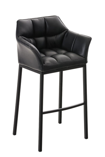 Modieuze Barkrukken - Elegante Stoelen, Urenlang Comfort, Onderhoudsvriendelijk Kunstleer Kleur zwart