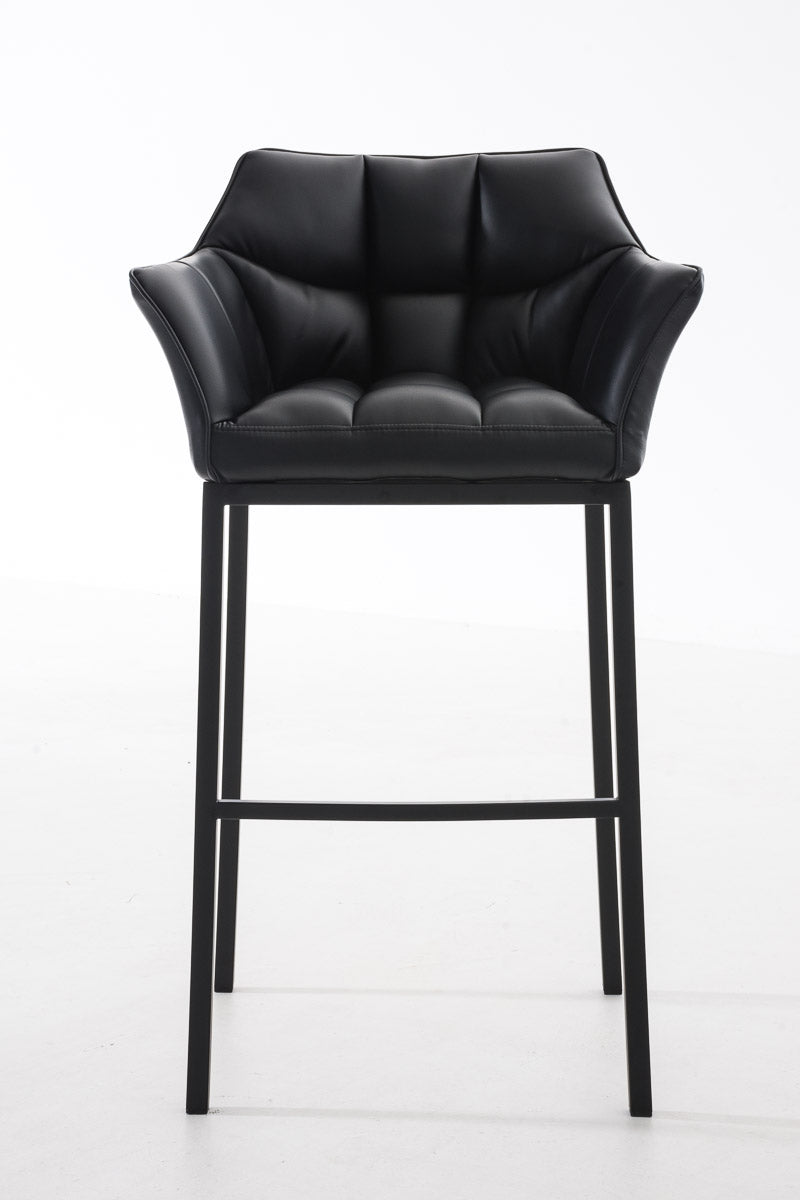 Modieuze Barkrukken - Elegante Stoelen, Urenlang Comfort, Onderhoudsvriendelijk Kunstleer Kleur zwart