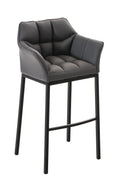 Comfortabele Barkruk - Stijlvolle Zitkruk - Elegant Design, Onderhoudsvriendelijk Kleur grijs