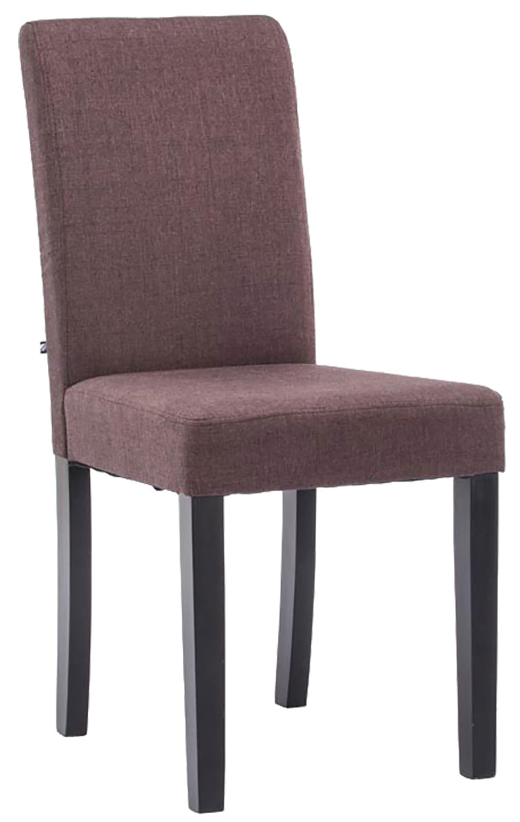 Eetkamerstoel - Eethoekstoel - Comfortabele Stoffen Bekleding, Modern Design Kleur crème Onderstel Kleur cappuccino