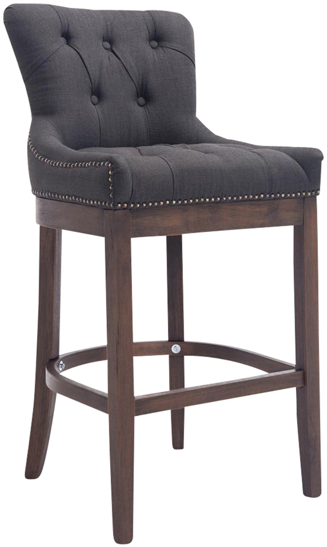 Stoffen Barkruk - Kruk - Hoog zitcomfort, Slijtvast Stof Kleur crème