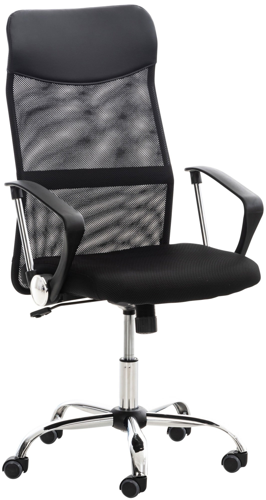 Verstelbare Ergonomische Bureaustoel - Kantoorchair - Comfortabel Zitgemak Kleur zwart