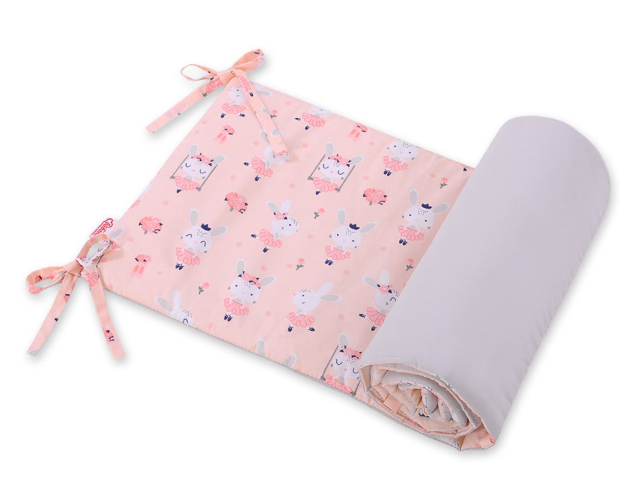 Universele ledikantbumper - bedrandbeschermer - optimale schokabsorptie, Ballerina roze