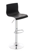 Barkruk Modern - Designkruk - Traploos Verstelbaar & Comfortabel Kleur zwart Materiaal onderstel Metaal in chroomlook