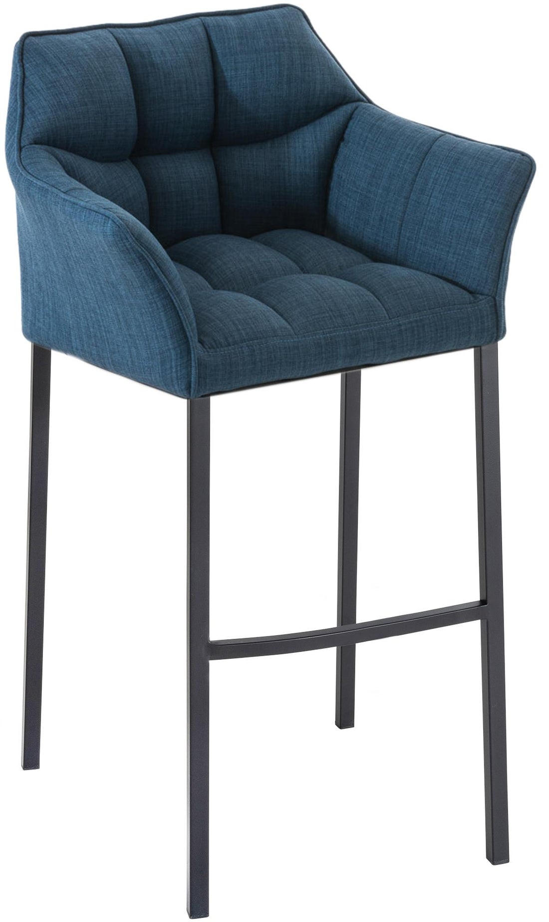 Barkruk - Hoge Stoel - Comfortabele Bekleding, Elegant Design Kleur blauw