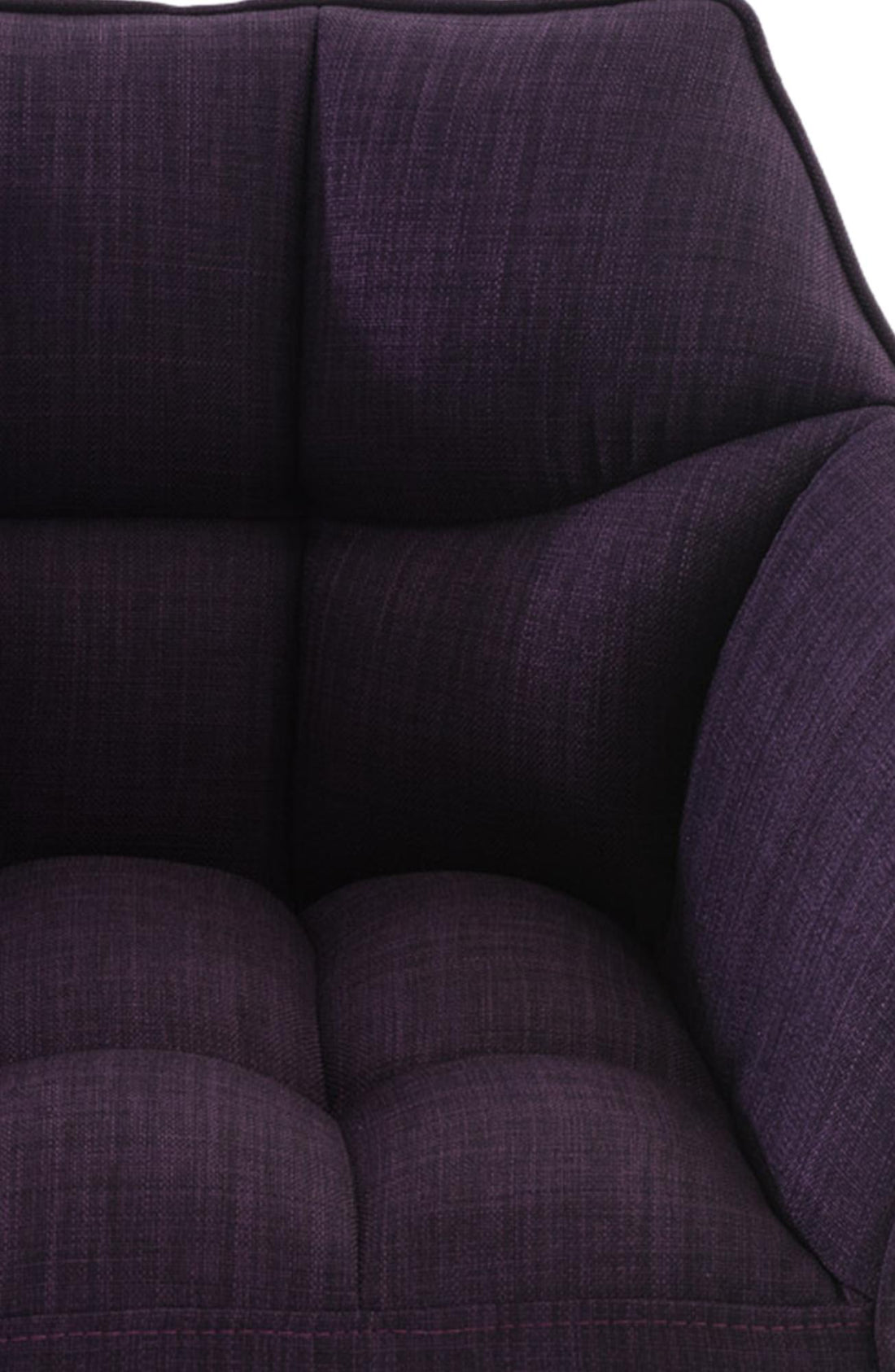 Barkruk met Stoffen Bekleding - Barstoel - Extra Comfort, Roestvrij Stalen Onderstel Kleur paars