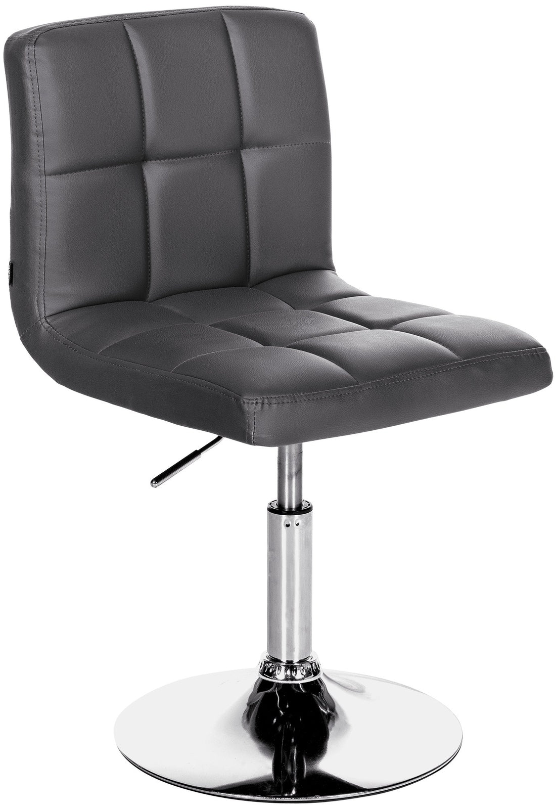 Luxe Lounger van Kunstleer - Stoel - Comfortabel Design, Onderhoudsvriendelijk, 360° Draaibaar Kleur zwart