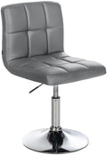 Luxe Lounger van Kunstleer - Stoel - Comfortabel Design, Onderhoudsvriendelijk, 360° Draaibaar Kleur grijs