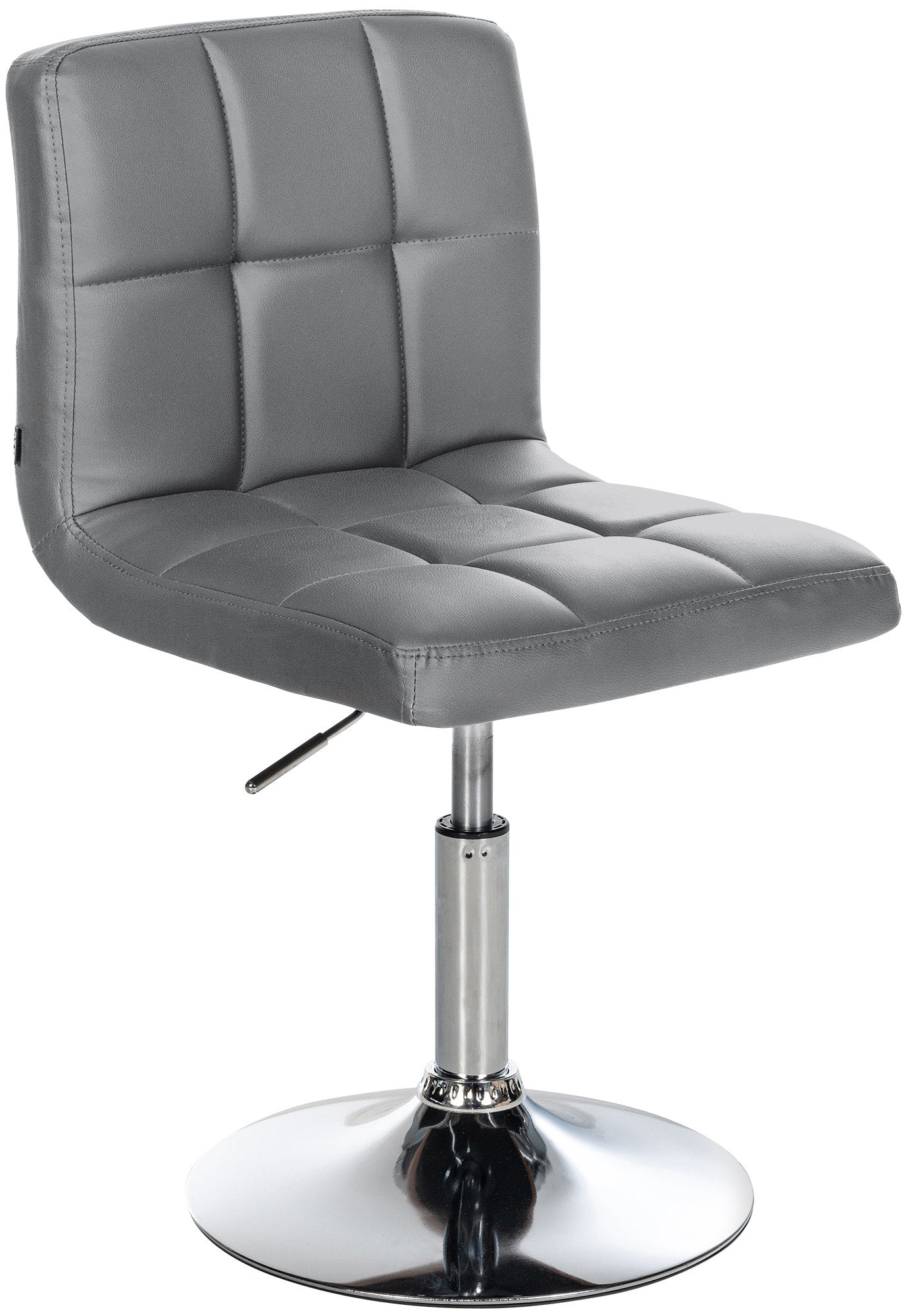 Luxe Lounger van Kunstleer - Stoel - Comfortabel Design, Onderhoudsvriendelijk, 360° Draaibaar Kleur grijs