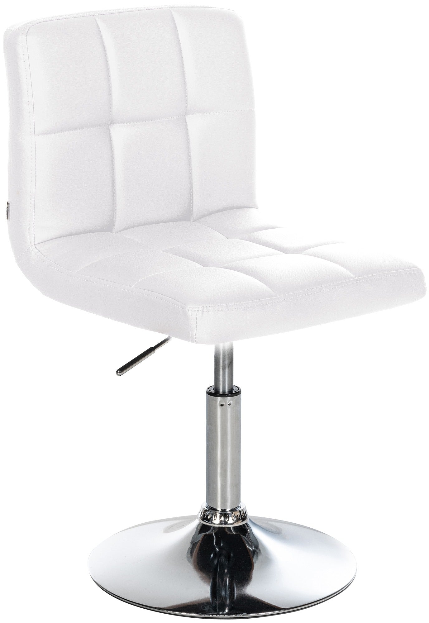 Luxe Lounger van Kunstleer - Stoel - Comfortabel Design, Onderhoudsvriendelijk, 360° Draaibaar Kleur wit