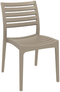 Stapelbare Tuinstoel - Weersbestendige Stoel - Hoge UV-bestendigheid en Zitcomfort Kleur modder