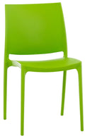 UV-bestendige Moderne Stoel - Trendy Kuipstoel - Kleurvast & Stapelbaar Design Kleur groen