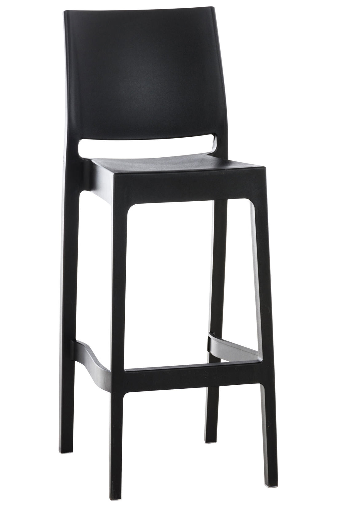 Barstoel - Kruk - Weerbestendig, UV-bestendig, Stapelbaar Design Kleur donkergrijs
