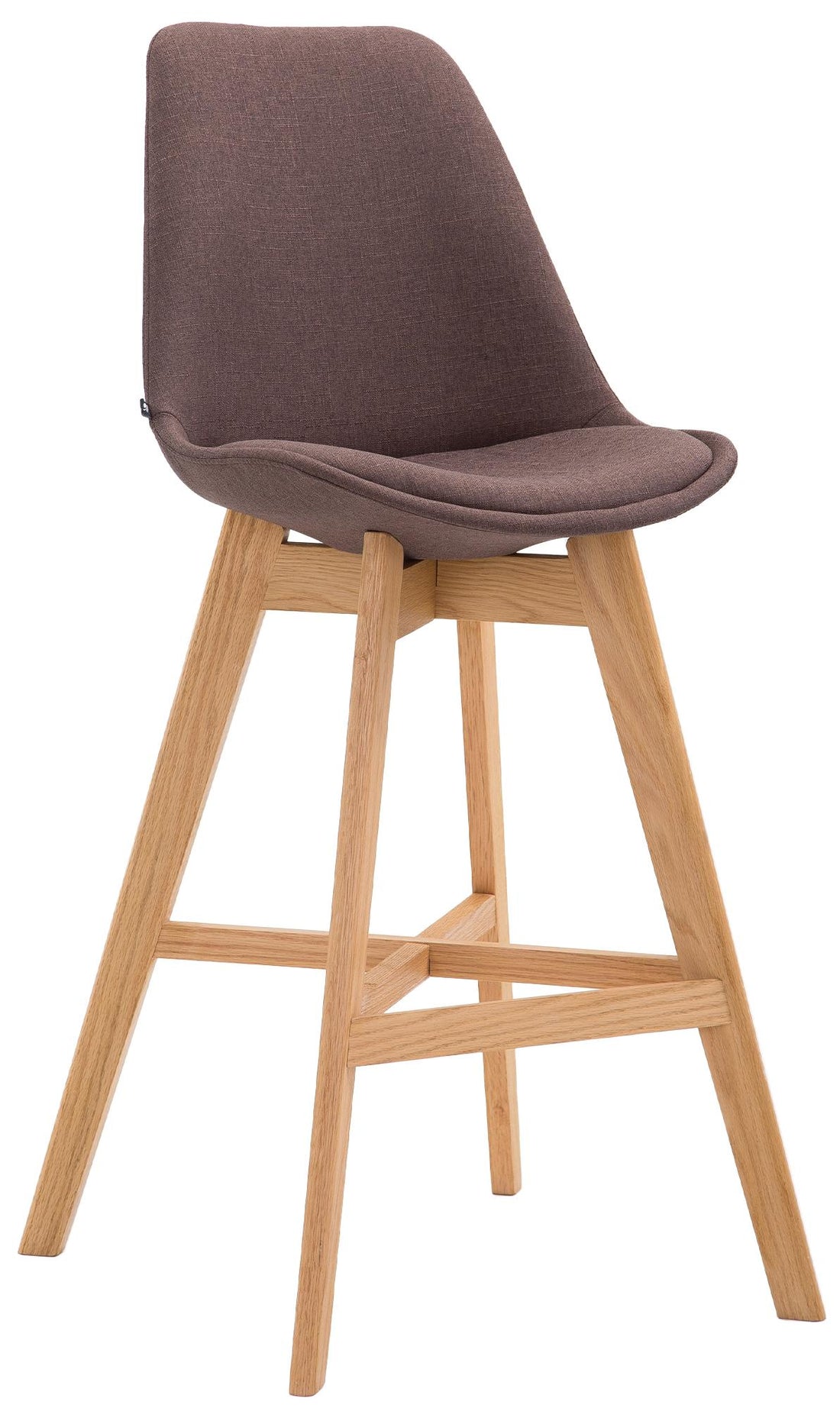 Design Barkruk - Hoge Kruk - Uitstekend Zitcomfort Kleur bruin