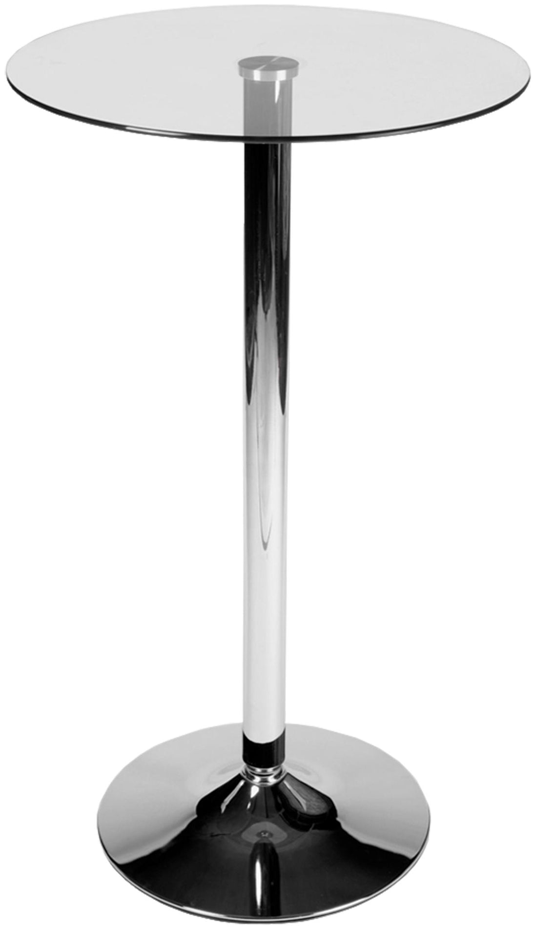 Ronde Statafel - Bartafel - Modern Design voor Evenementen Kleur helder glas
