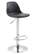 Verstelbare Barkruk - Luxe Kruk - Ergonomisch Zitcomfort Kleur zwart