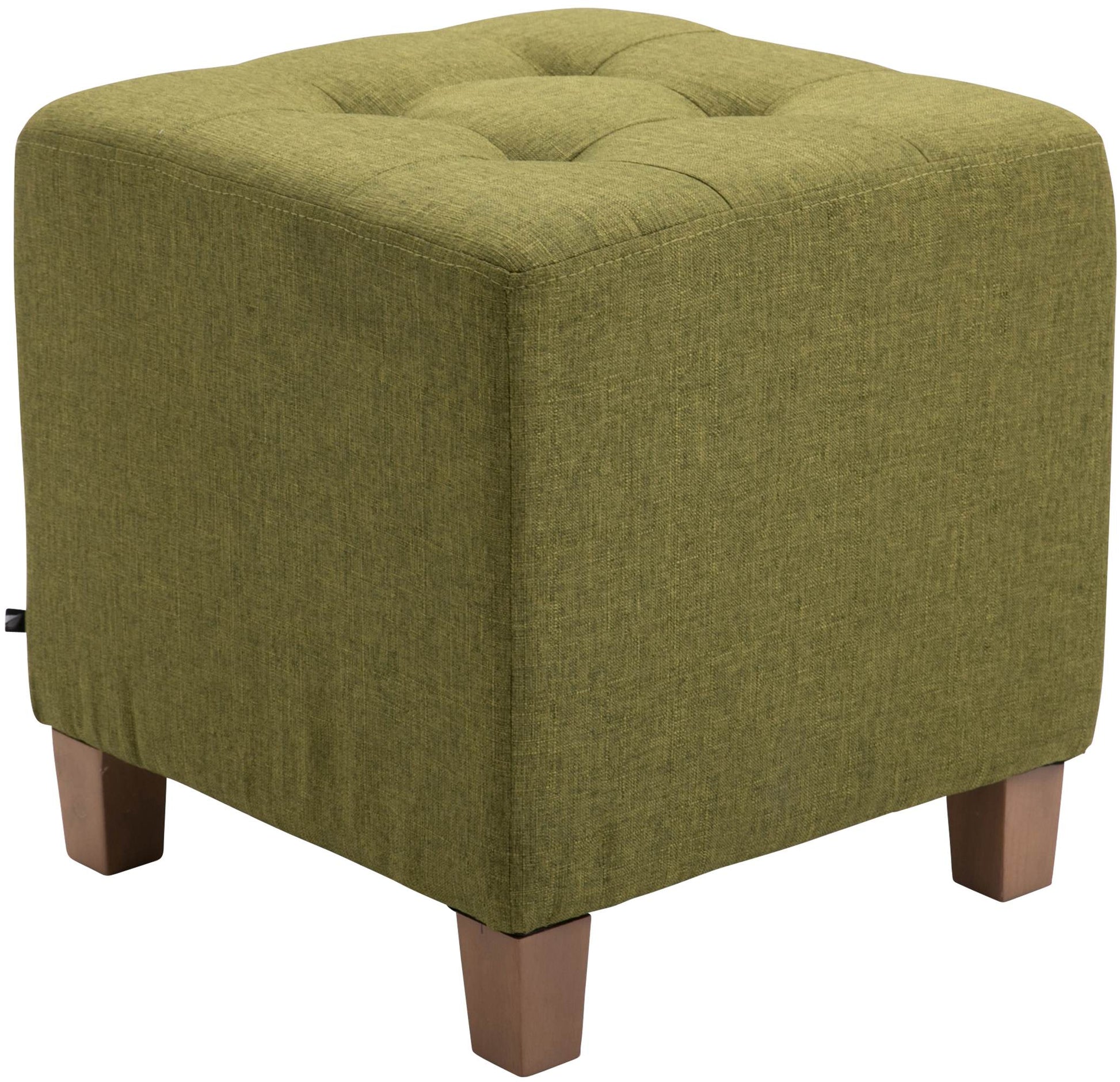 Zitkruk, Poef - Moderne Elegant Design met Duurzame Stofbekleding, Comfort en Stevigheid Kleur groen