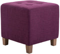 Zitkruk, Poef - Moderne Elegant Design met Duurzame Stofbekleding, Comfort en Stevigheid Kleur lila