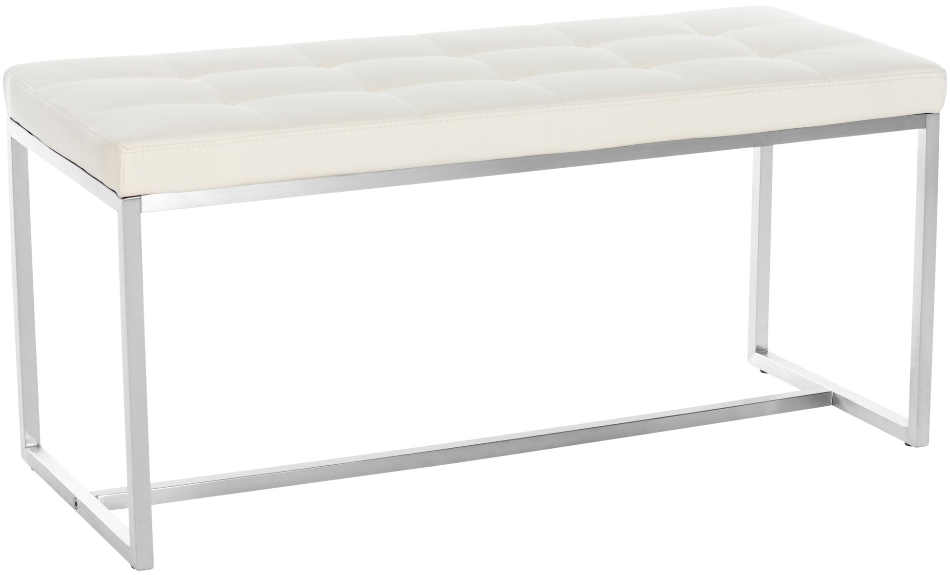Zitbank, Sofa - Comfortabele Zitting - Gecombineerbare Poef Optie Kleur crème