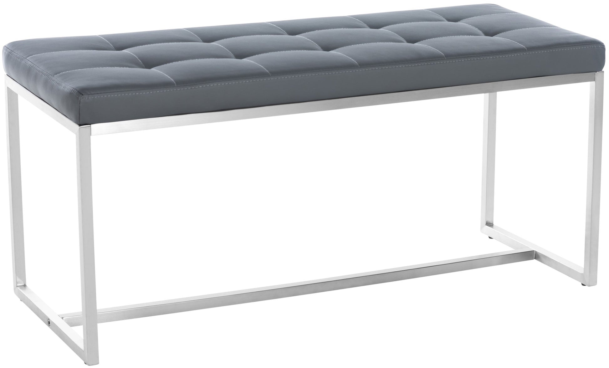 Gestoffeerde Zitbank - Comfortabele Sofa - Flexibel & Vormvast Design Kleur grijs