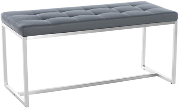 Gestoffeerde Zitbank - Comfortabele Sofa - Flexibel & Vormvast Design Kleur grijs