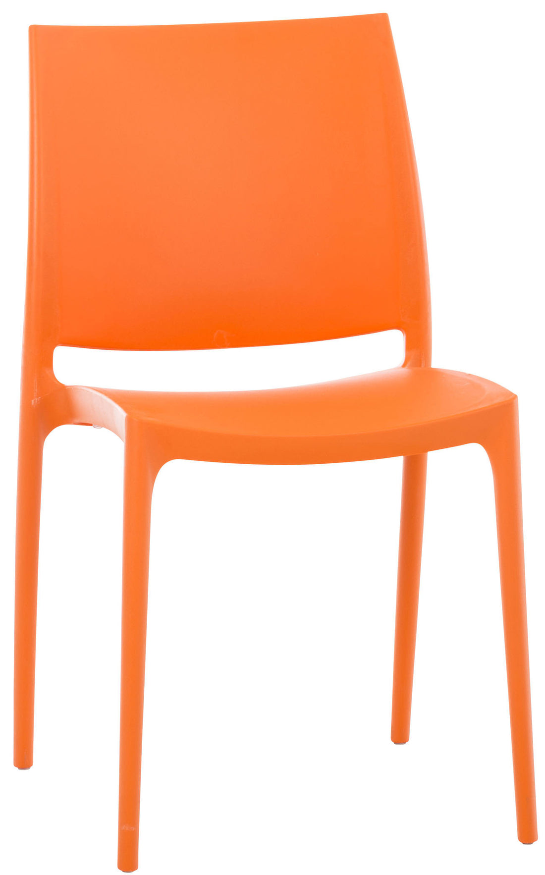 UV-bestendige Moderne Stoel - Trendy Kuipstoel - Kleurvast & Stapelbaar Design Kleur wit