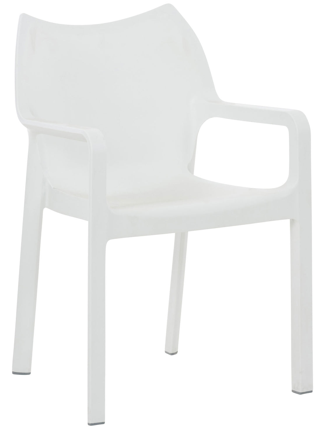 Stijlvolle Moderne Stoel - Trendy Look - UV-bestendig en Waterafstotend Kleur wit
