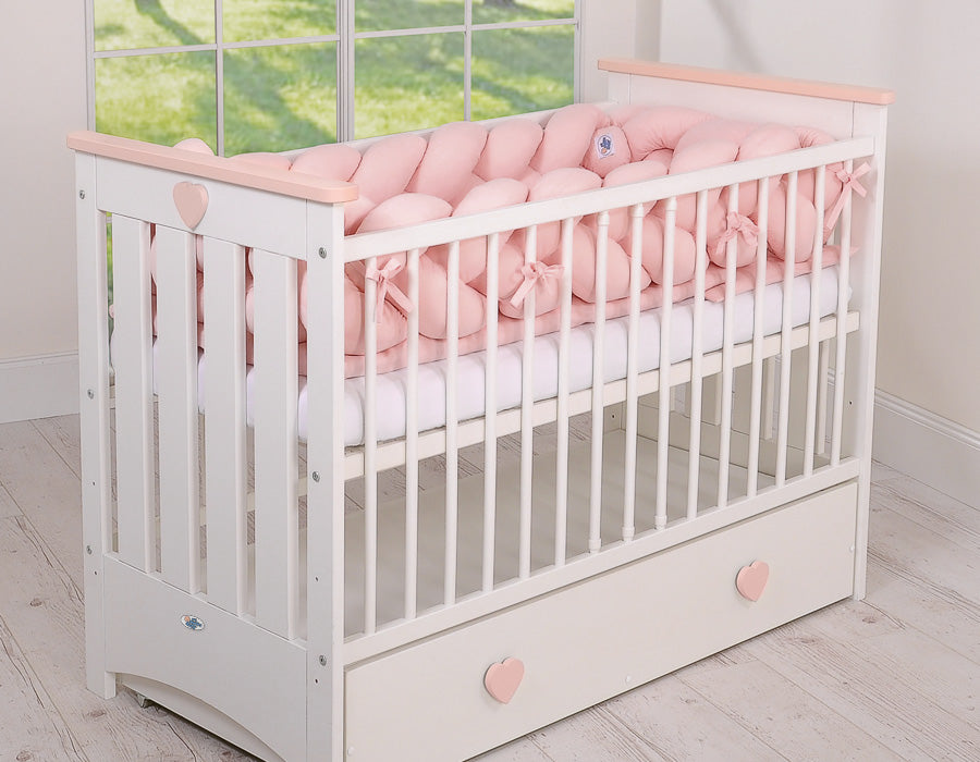 Lekhagekant - knappstötfångare - skydd mot stötar och klämskador - 100% bomull