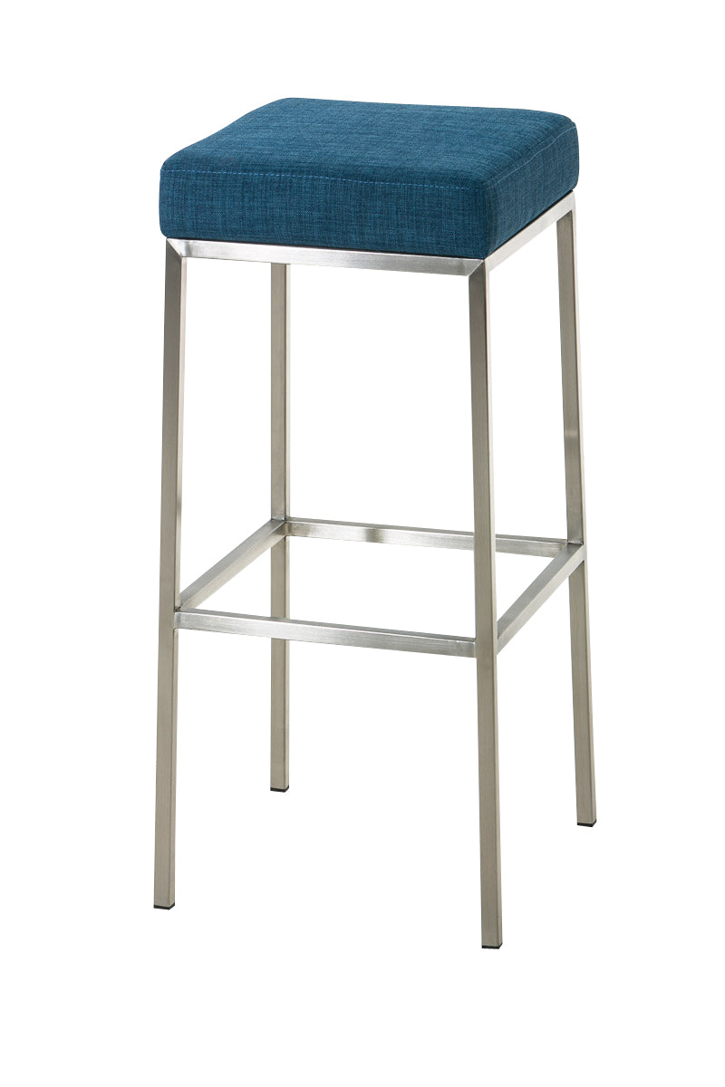 Barkruk met Stoffen Bekleding - Kruk - Onderhoudsvriendelijk Design Kleur blauw