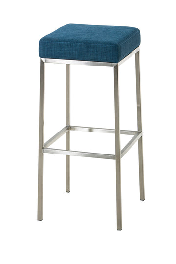 Barkruk met Stoffen Bekleding - Kruk - Onderhoudsvriendelijk Design Kleur blauw