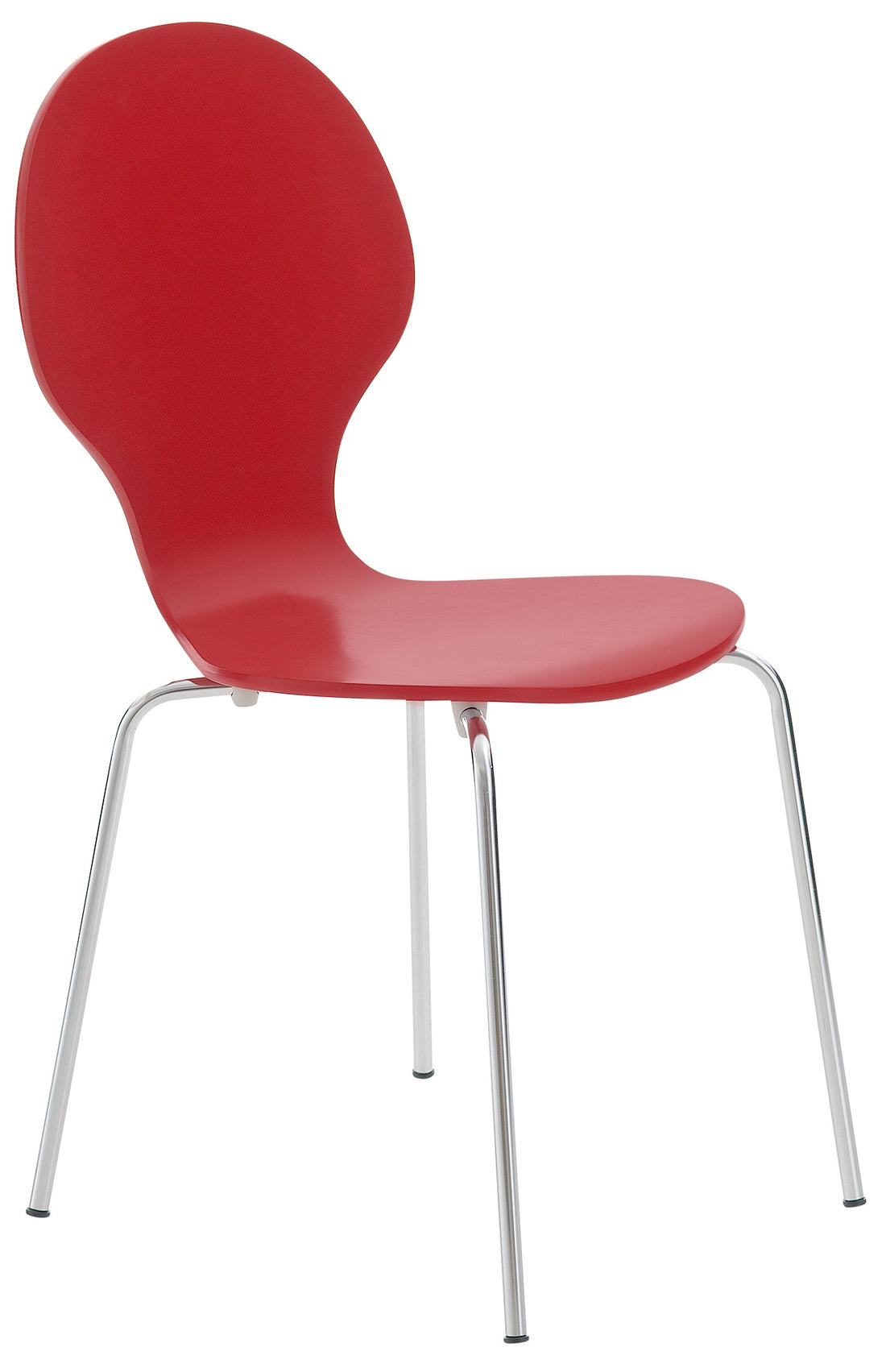 Stapelbare Bezoekersstoel - Ergonomische Stoel - Houten Zitting - Comfort en Stabiliteit Kleur zwart