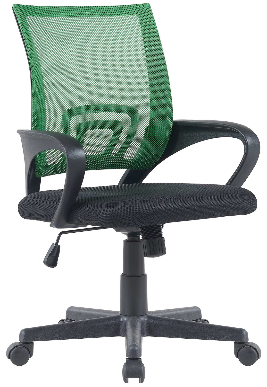 Ergonomische Bureaustoel Geniús - Kantoorstoel - Ademend Netstof, Verstelbare Zithoogte Kleur zwart