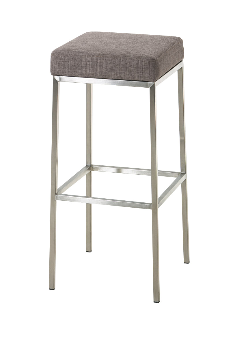 Barkruk met Stoffen Bekleding - Kruk - Comfortabel en Duurzaam Design Kleur grijs