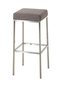 Barkruk met Stoffen Bekleding - Kruk - Comfortabel en Duurzaam Design Kleur grijs