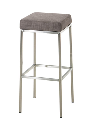 Barkruk met Stoffen Bekleding - Kruk - Comfortabel en Duurzaam Design Kleur grijs
