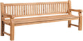 Teakhouten Tuinbank V2 - Houten Zitbank - Duurzaam en Weerbestendig Design Kleur teak Maat