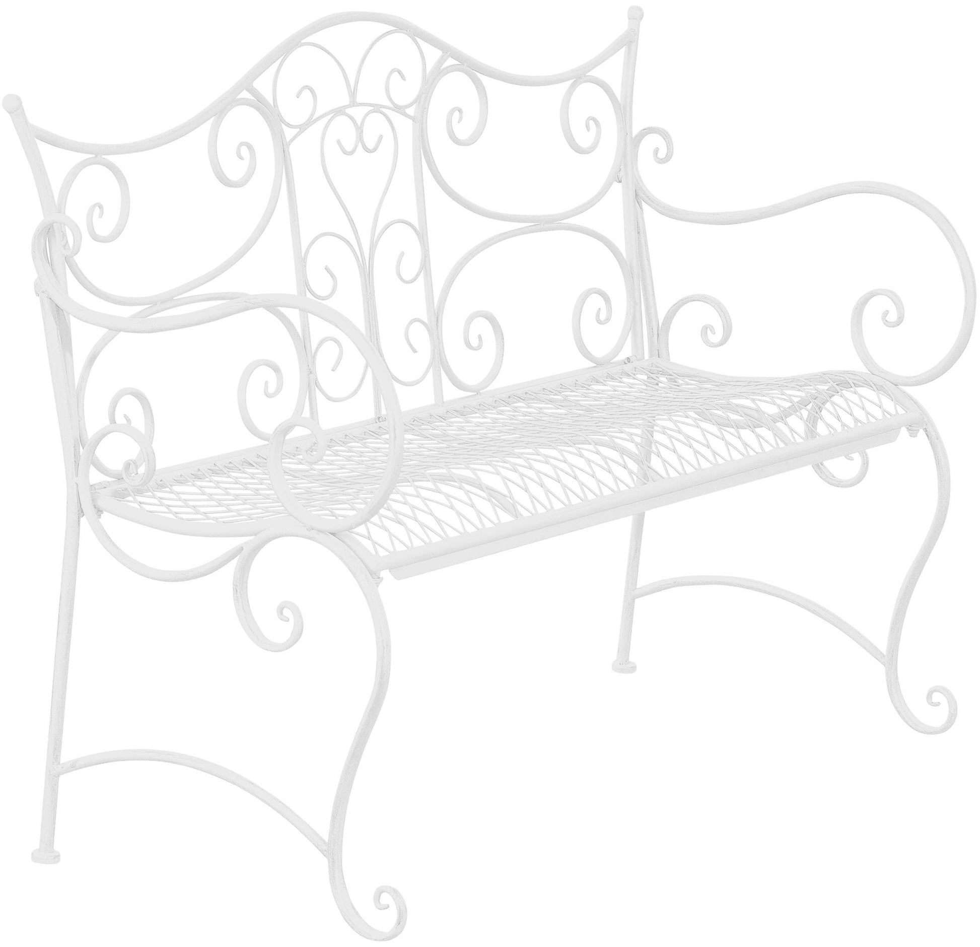 Tuinbank - Elegante Bank - Tijdloze Eyecatcher in de Serre Kleur wit